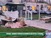 Pescara - Degrado e pericolo ai giardini di San Cetteo, è polemica
