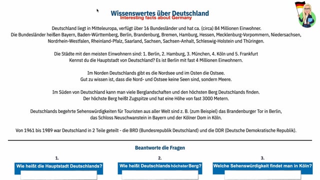 video German Language Course-German Culture-Listening&Reading