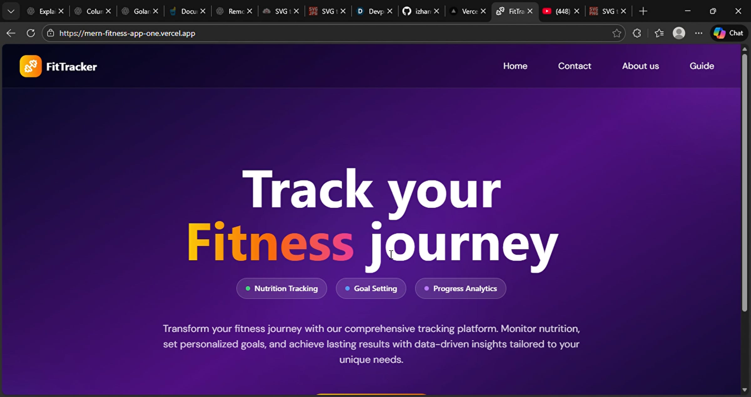 FitTracker and 12 more pages - Personal - Microsoft Edge 2025-12-21 11 ...