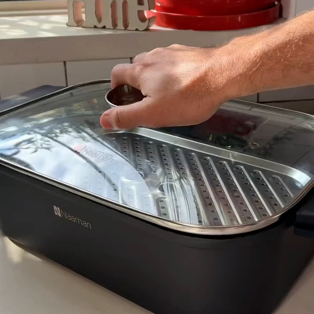 רוסטר חכם עם מגש אידוי וכפתור ארומה