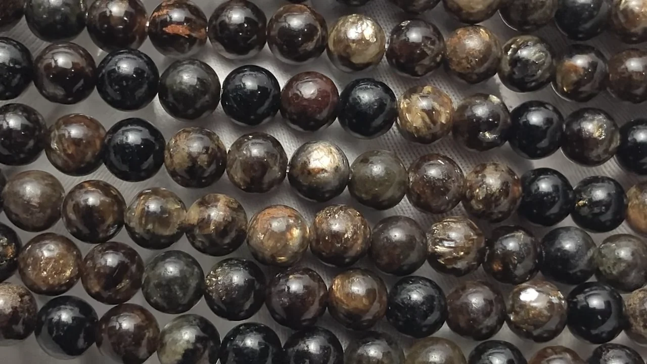 バイオタイト ラウンド6mm 1連｜天然石ビーズの卸問屋・通販ケンケン