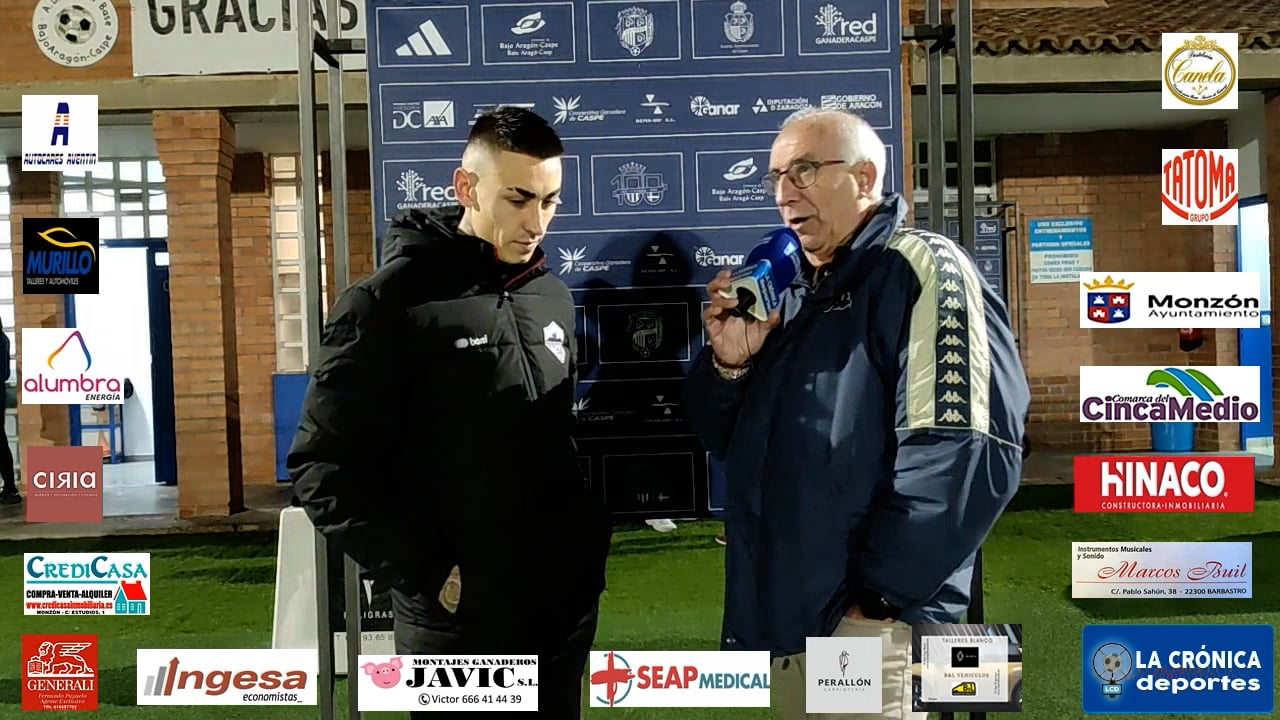 ARNAU  TEIXIDOR (Jugador Monzón) CD Caspe 3-1 At.Monzón Alumbra / J 15 / 3ª RFEF