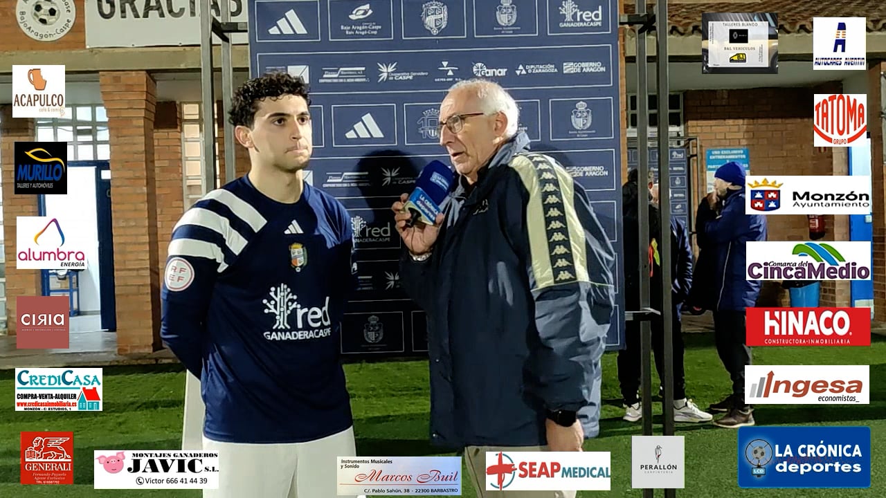 GUILLERMO  CORTÉS (Jugador Caspe) CD Caspe 3-1 At.Monzón  Alumbra / J 15 / 3ª RFEF