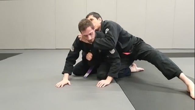 Etranglement en horloge "Clock Choke" en tortue