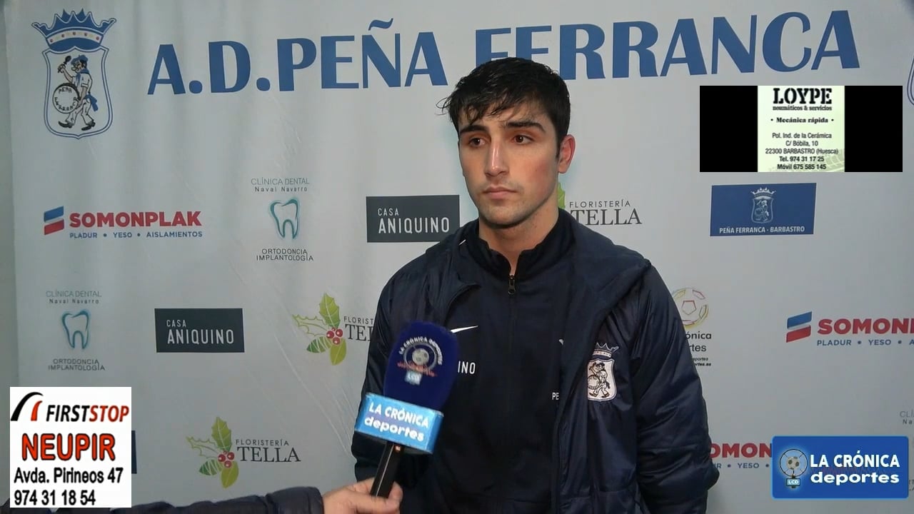 MIGUEL MONTEAGUDO (Jugador Peña Ferranca) Peña Ferranca 0-1 UD Fraga / Jor. 14 - Preferente Gr 1