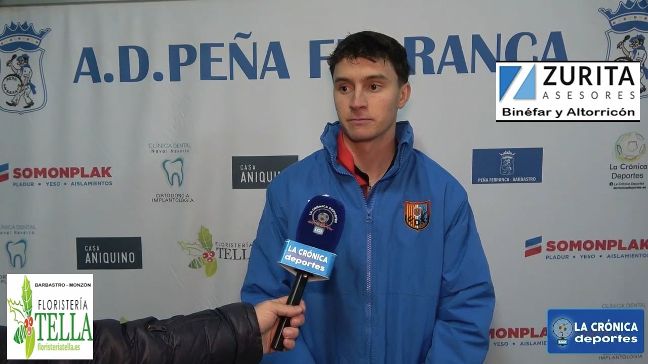 ENRIC PUIGGRÒS (Jugador Fraga) Peña Ferranca 0-1 UD Fraga / Jor. 14 - Preferente Gr 1