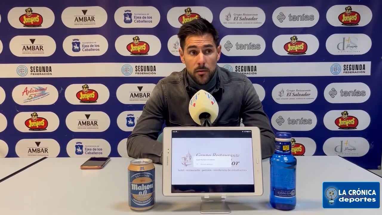 LUSO DELGADO (Entrenador SD Ejea) SD Ejea 1-3 CD Tudelano / Jor. 16 - Segunda Rfef / Gr 2 / Fuente: Facebook SD Ejea