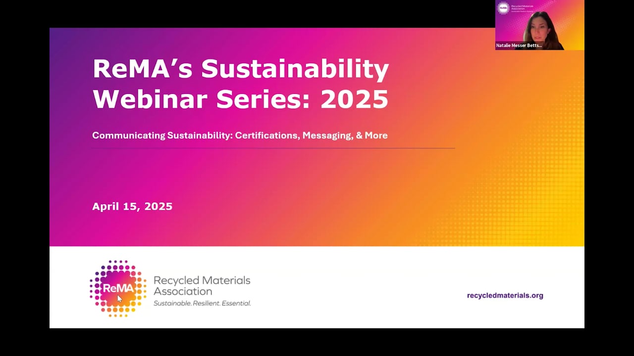 Communicating Sustainability: Certifications, Messaging, & More