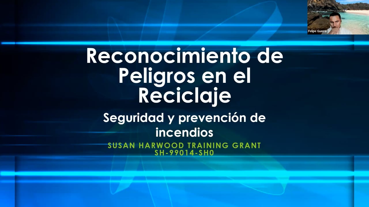 Hazard Recognition: Fire Safety & Prevention in Recycling (Spanish) Pt2