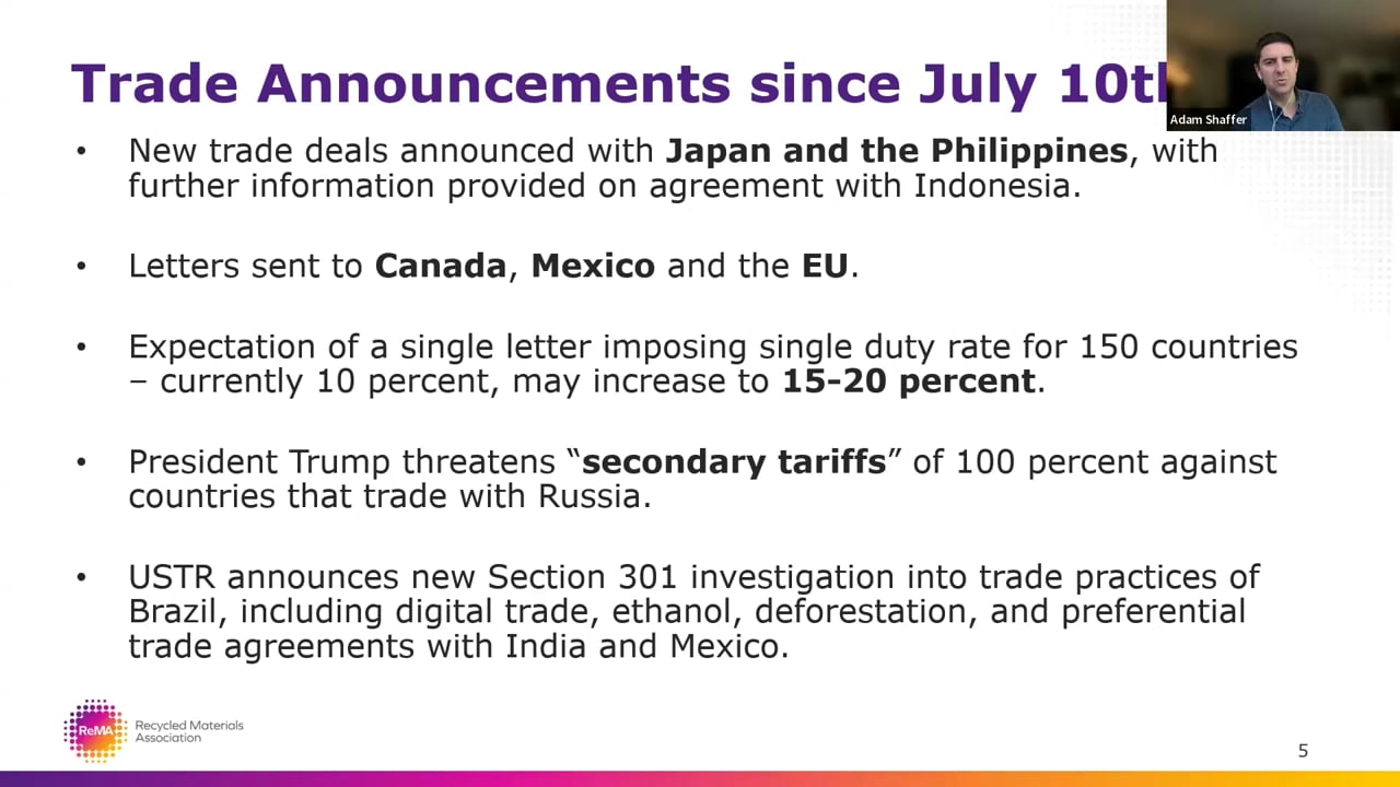 Trade and Tariff Talk - 7.24.25
