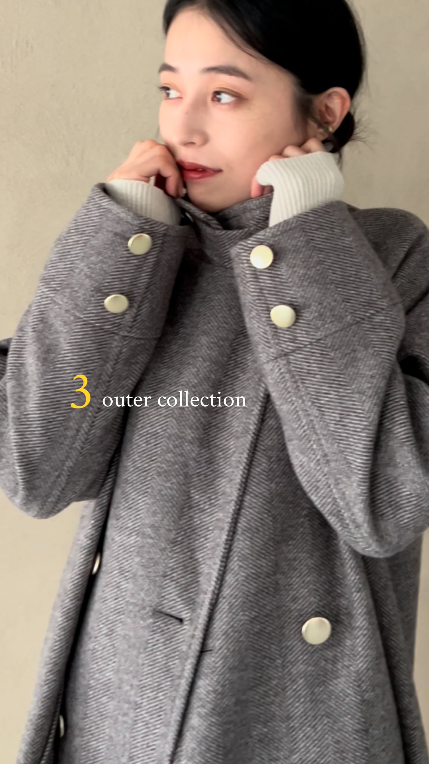 軽やかストレッチ襟2WAYコート/499666 | [公式]グローバルワーク