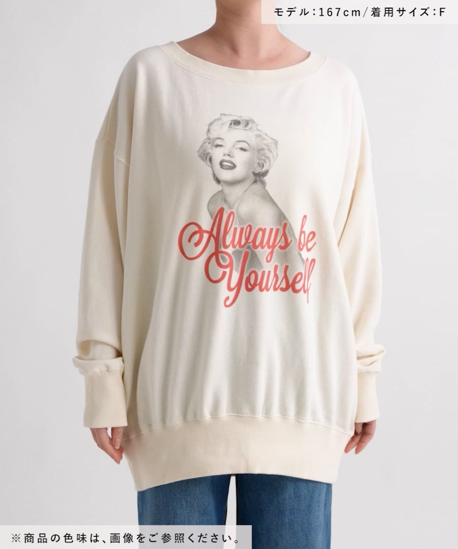マリリン。オーダーページ。 マリリン・モンロー生誕100周年】スウェットプルオーバー | [公式