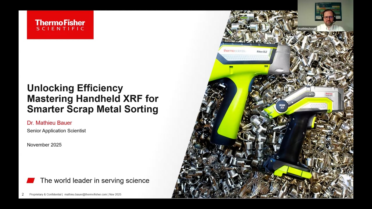 Unlocking Efficiency: Mastering Handheld XRF for Smarter Scrap Sorting