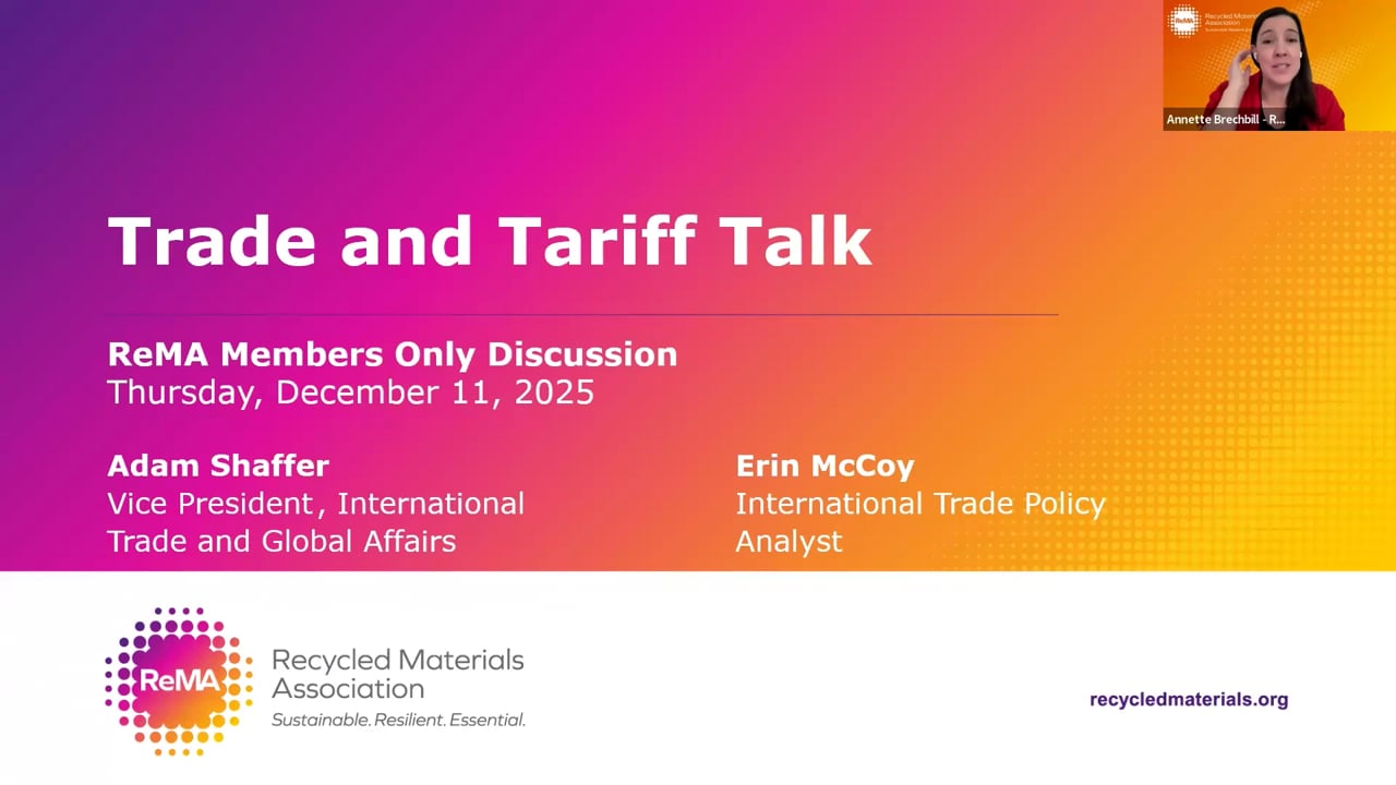 Trade and Tariff Talk - 12.11.25