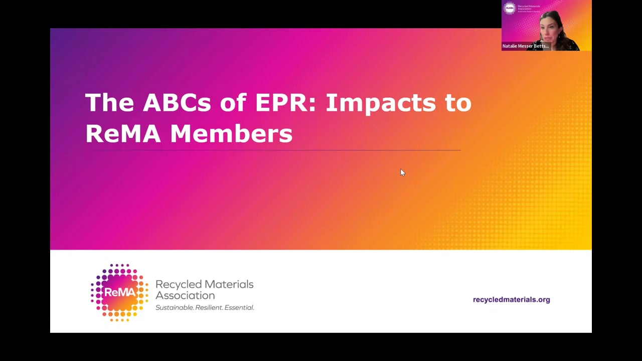 The ABCs of EPR: Impacts to ReMA Members