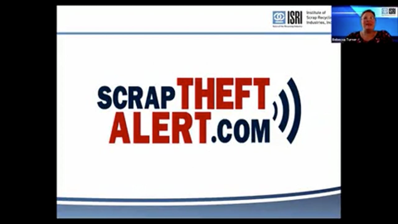 Getting the Most Out of the Scrap Theft Alert System