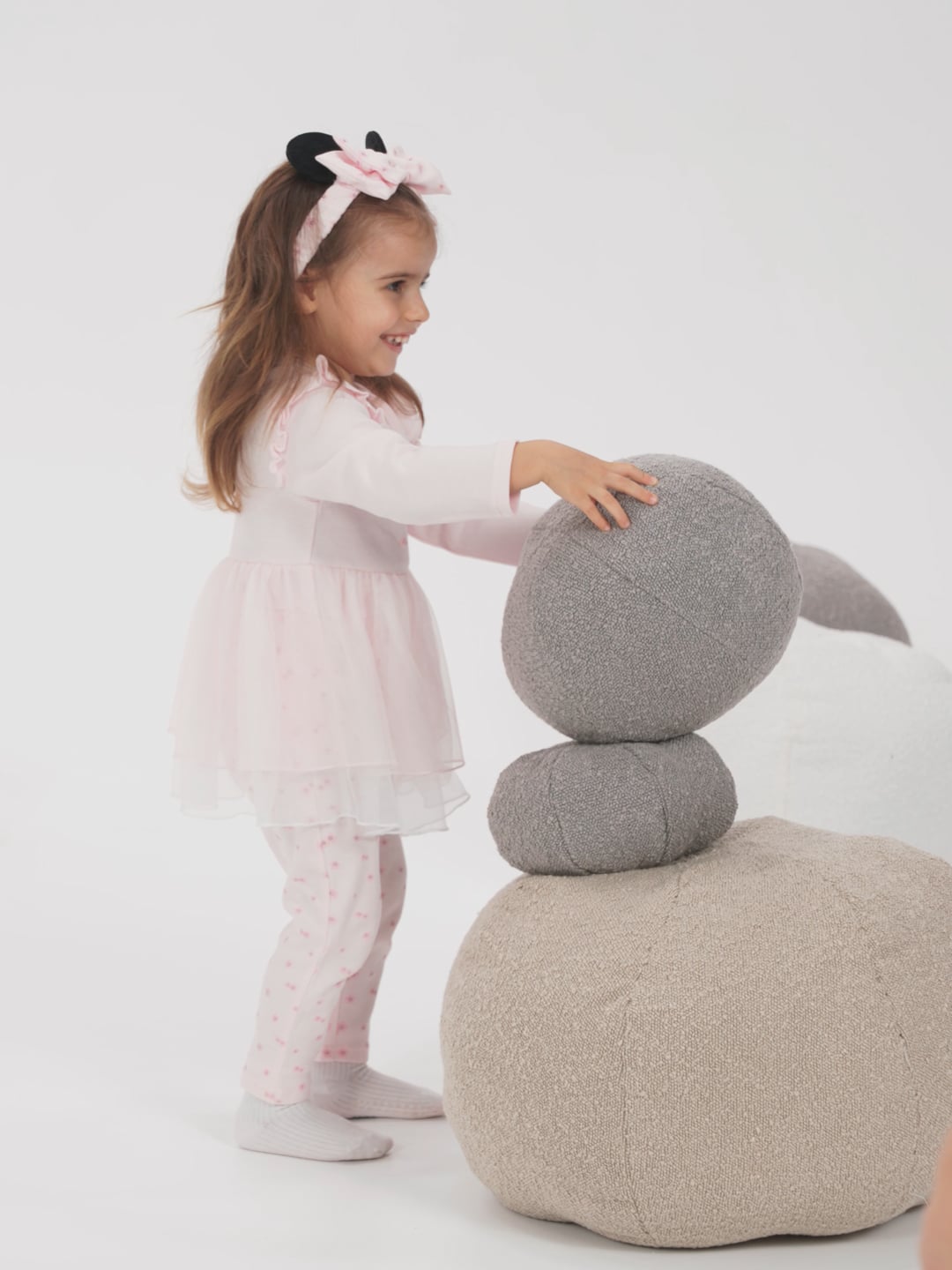 סט פיג’מה עם סרט ראש MINNIE