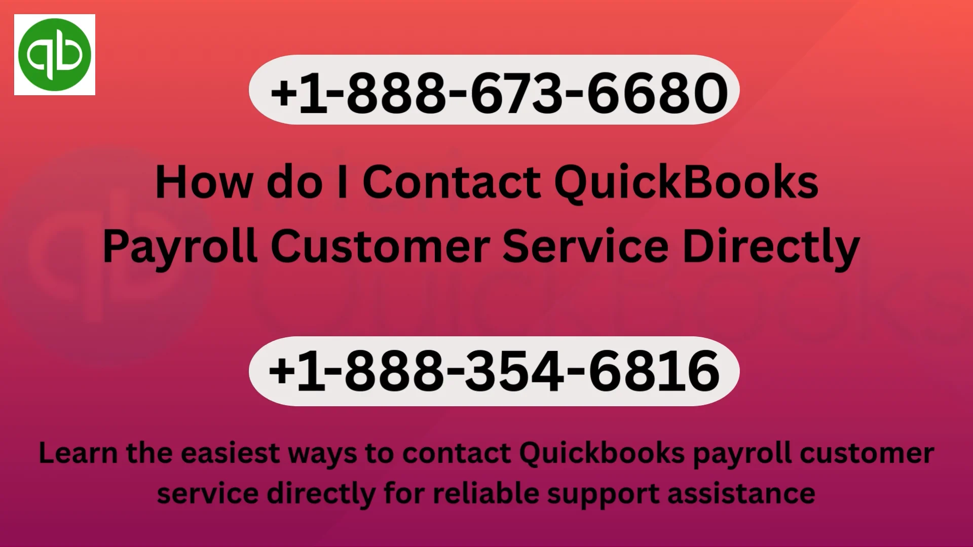 [FULL~GUIDE] QuickBooks*{Payroll Customer Service }* Number | All 27 Contact Options
