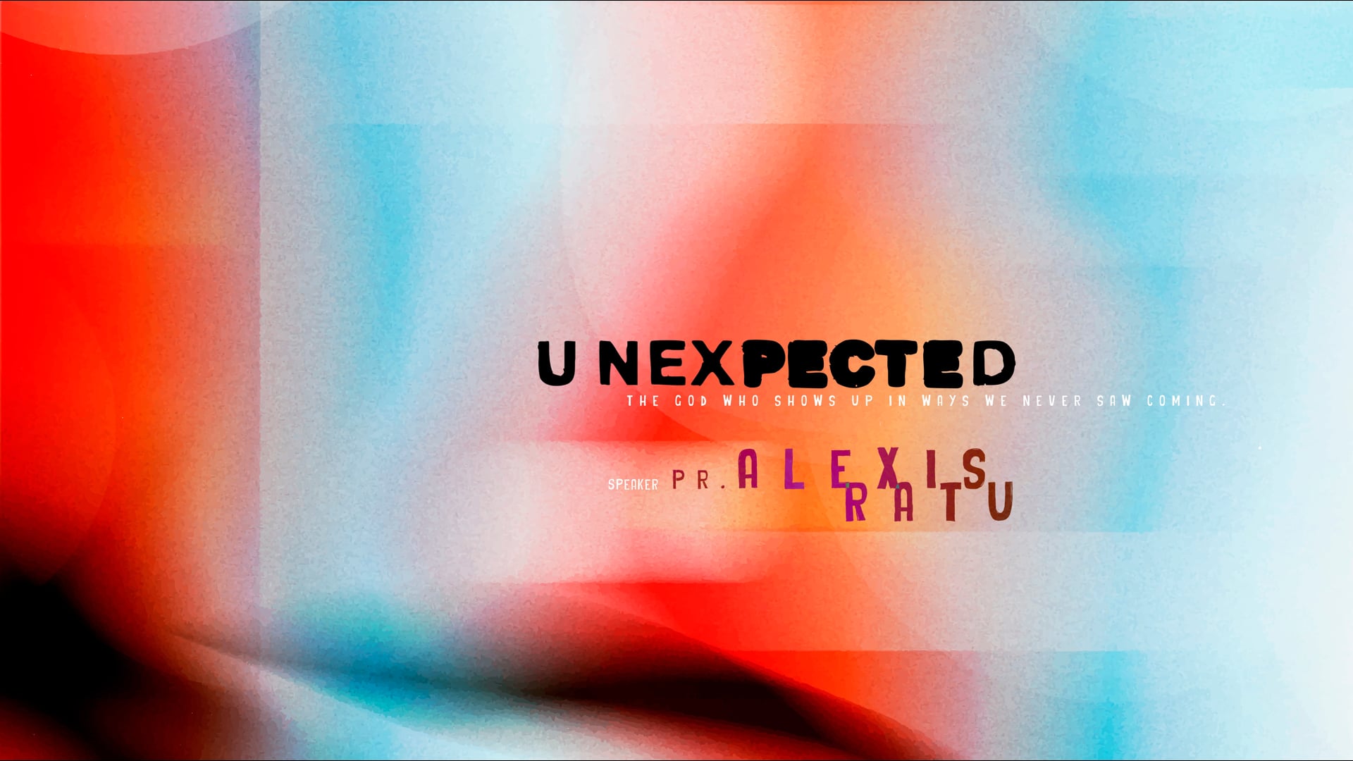 Unexpected, Pt. 4 // 'God Leads Israel' (Alexis Ratu)