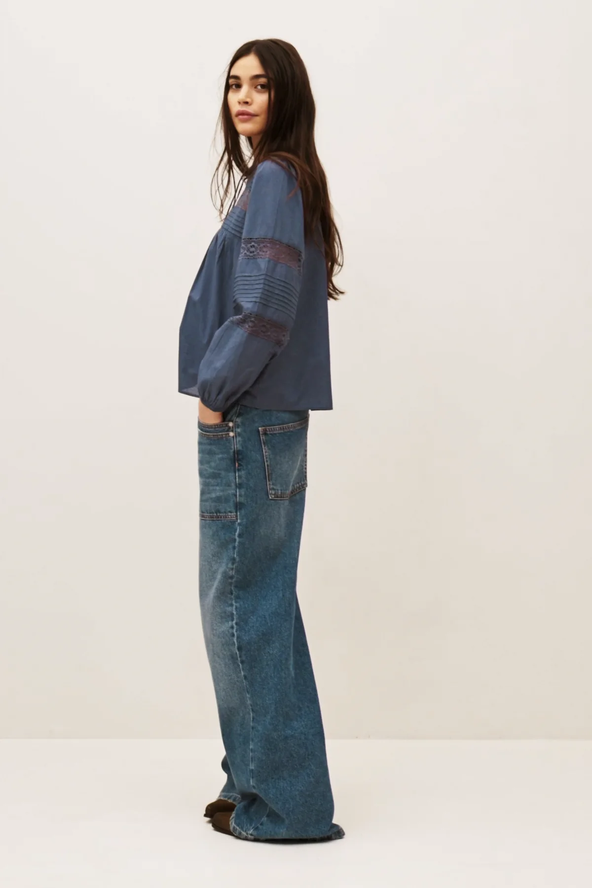 ba&amp;sh ブラウス Blouse Nami Off-White // ba&sh US