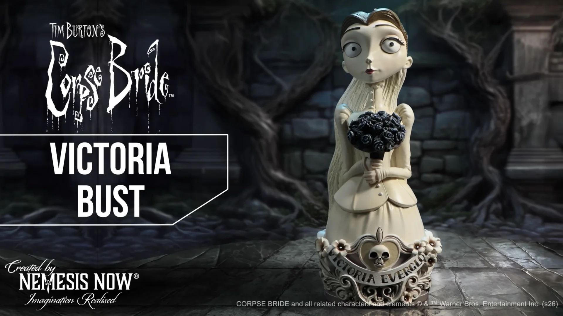 Corpse Bride Victoria Bust 27.9cm
