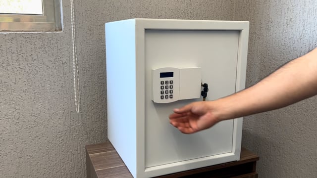 Cofre Eletrônico Digital Ametista 50 Com Chave De Emergência