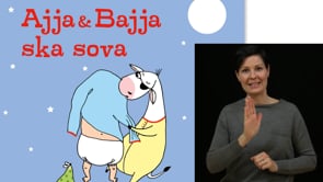 Ajja&Bajja ska sova – tecken till boken
