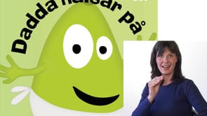 Dadda hälsar på – tecken till boken