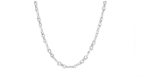 Zina Sterling Silver Twisted-Link Necklace