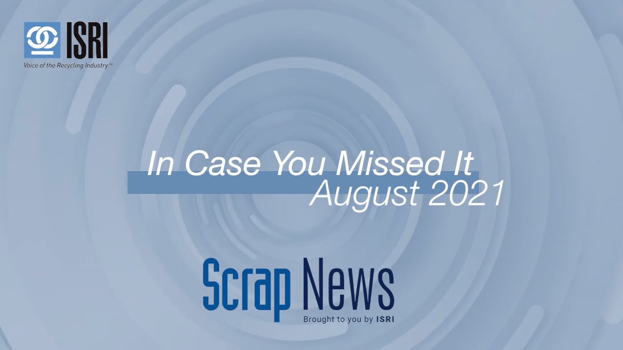 In Case You Missed It - August Wrap Up