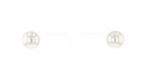 8-9mm Cultured Pearl Stud Earrings in 14kt Yellow Gold