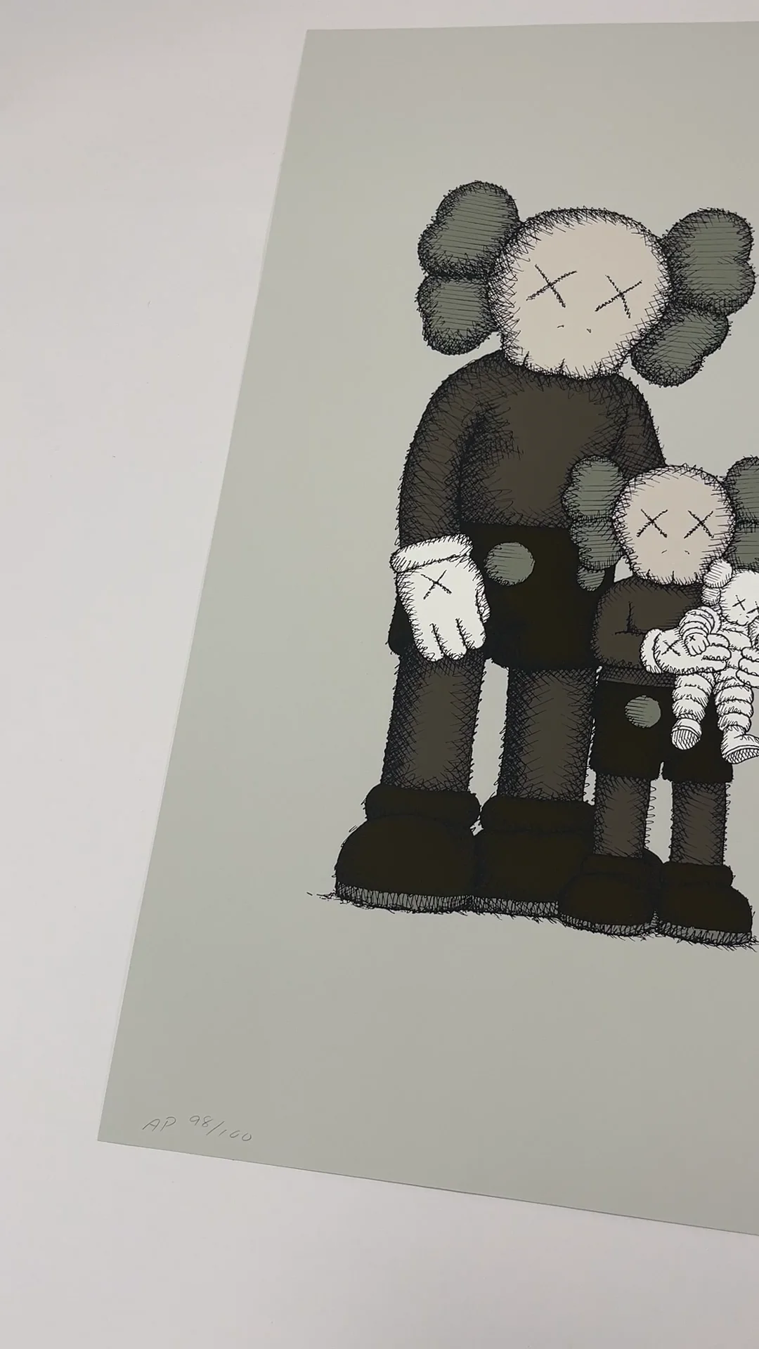 ※週末セール※KAWS FAMILY ブラック KAWS Family Vinyl Figures Set Brown/White/Blue/Black - US