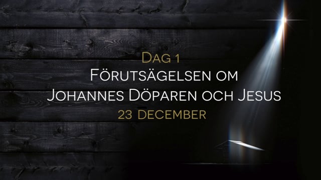 ⁣23 december | 15 dagar av julens budskap