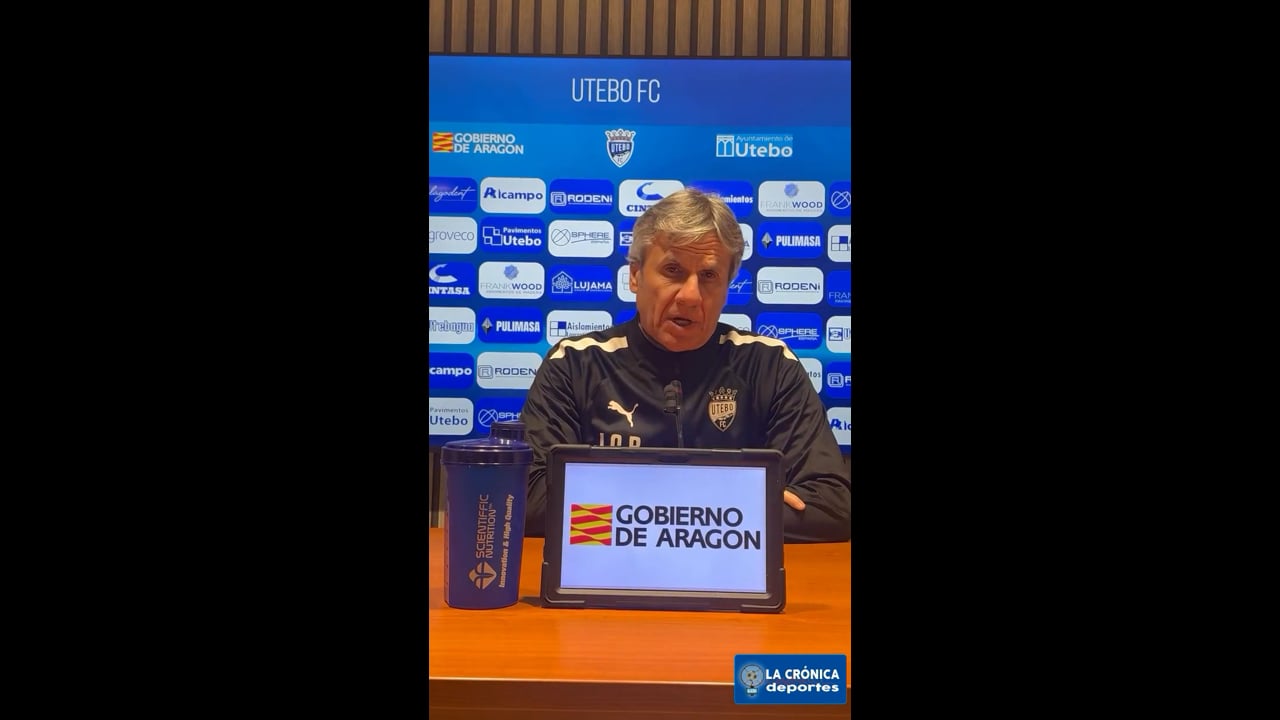 JUAN CARLOS BELTRÁN (Entrenador Utebo) Utebo FC 0-1 Alavés B / Jor. 16 - Segunda Rfef / Gr 2 / Fuente: Facebook Utebo FC
