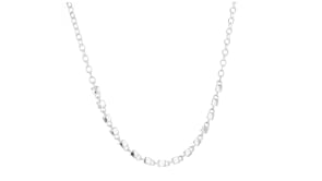 Zina Sterling Silver Cube-Link Necklace