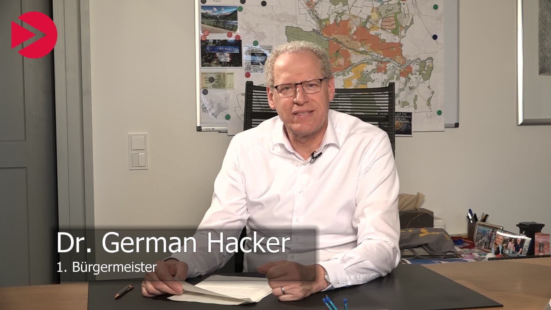 Video Vorschaubild Neujahrsansprache des Bürgermeisters zum Jahreswechsel 2025/26