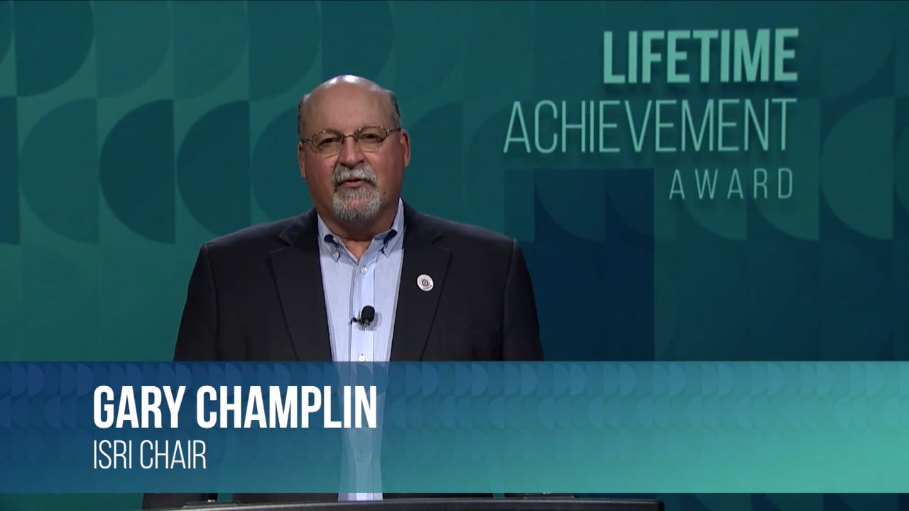 2021 ISRI Lifetime Achievement Award Presentation
