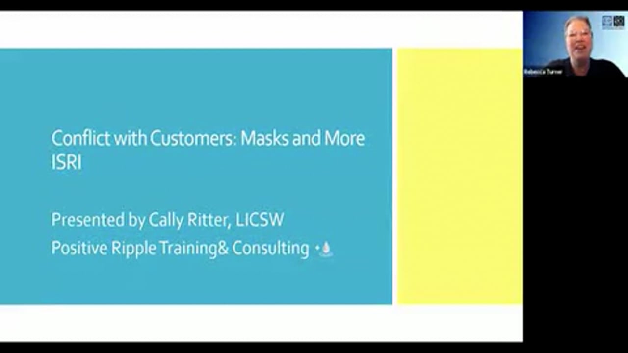 ISRI Virtual Event: Conflict with Customers: COVID, Masks, and More