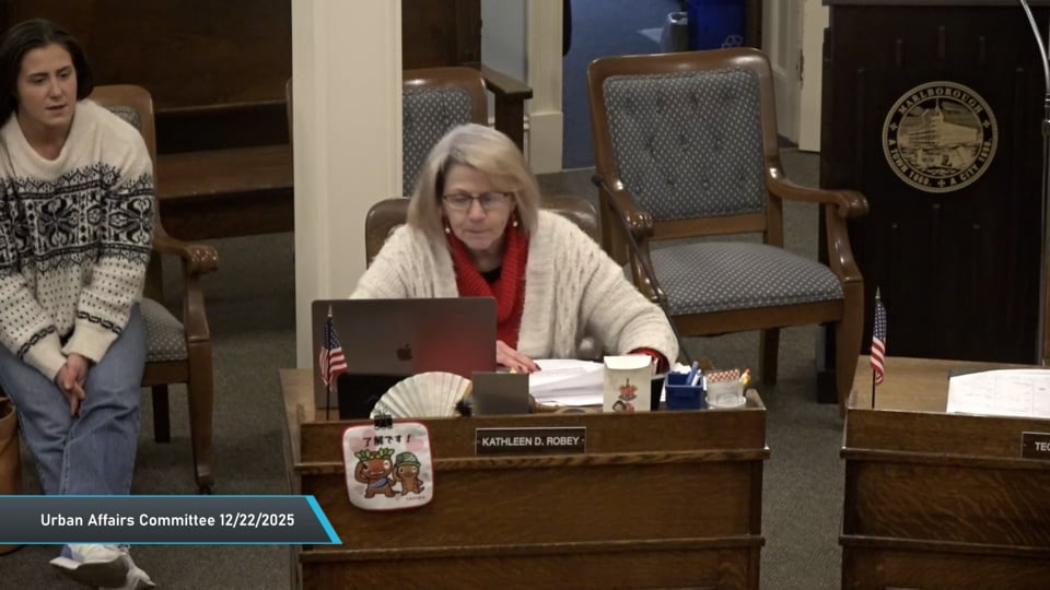 Urban Affairs Meeting - Decmeber 22nd, 2025