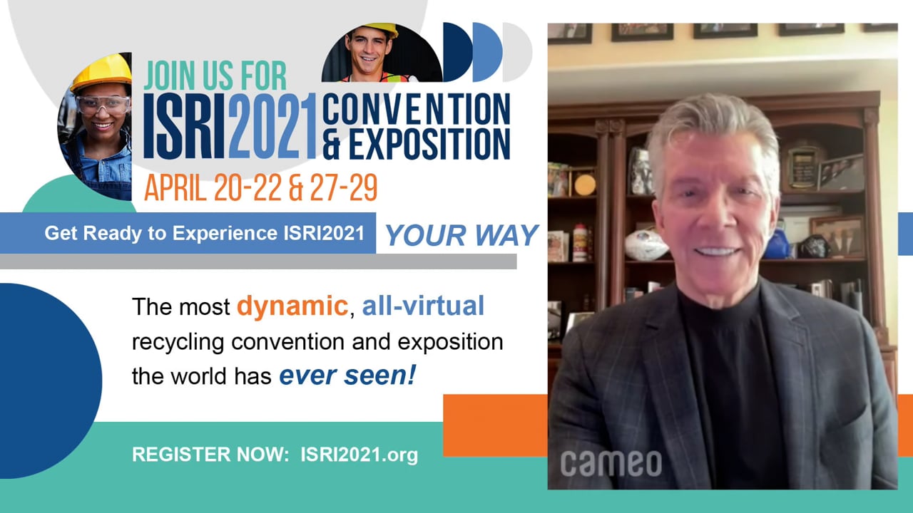 ISRI2021 Michael Buffer is Ready to Recycle!
