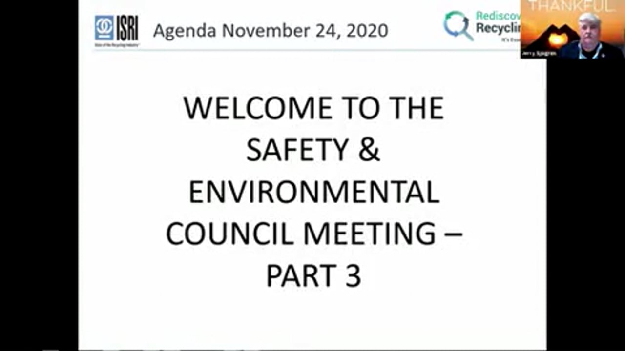 Fall 2020 Virtual ISEC Conference: Week Three