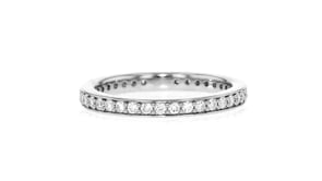 .50 ct. t.w. Lab-Grown Diamond Eternity Band in Sterling Silver
