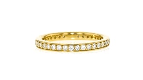 .50 ct. t.w. Lab-Grown Diamond Eternity Band in 18kt Gold Over Sterling