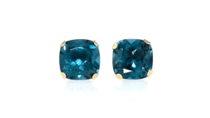5.00 ct. t.w. London Blue Topaz Martini Stud Earrings in 14kt Yellow Gold