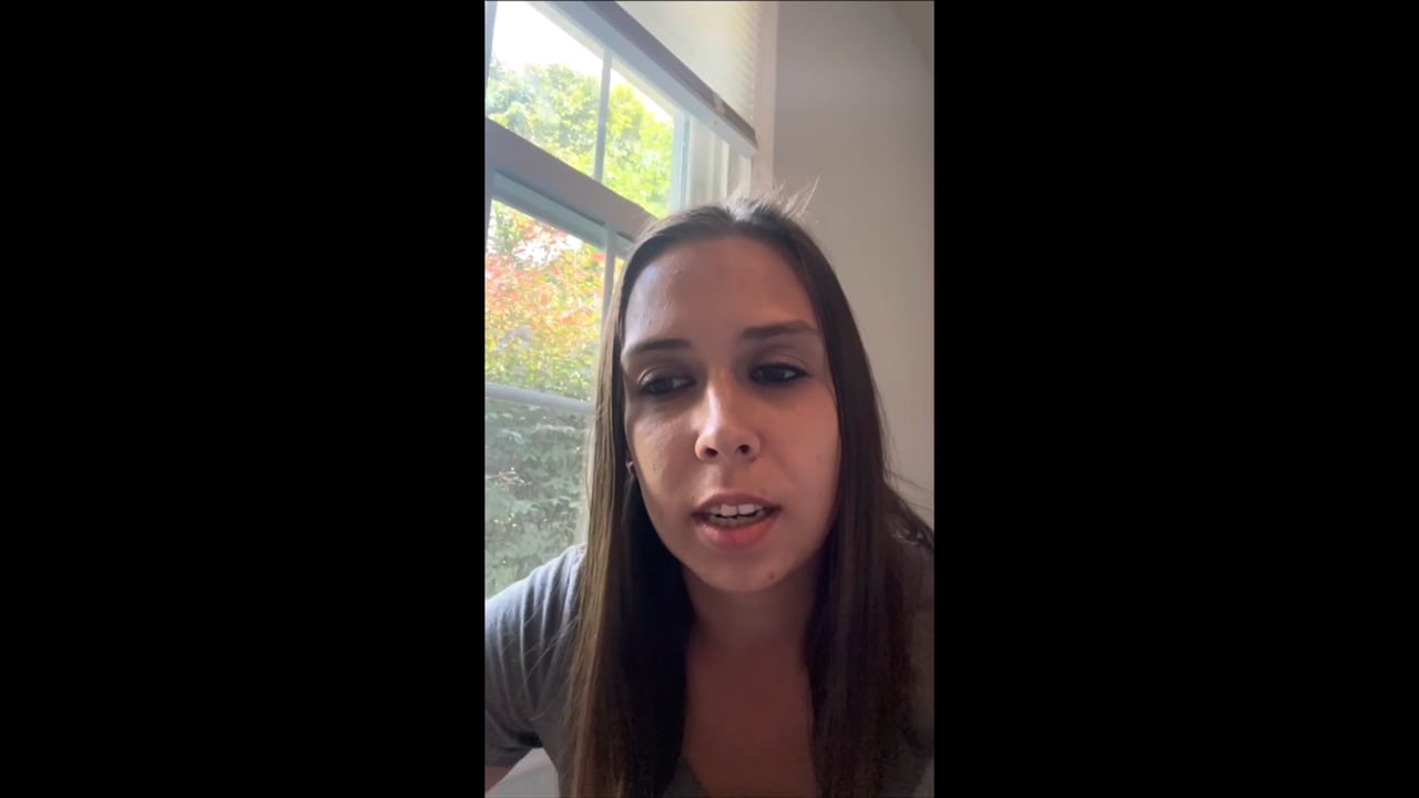 Sabrina - Aaron Testimonial testimonial video
