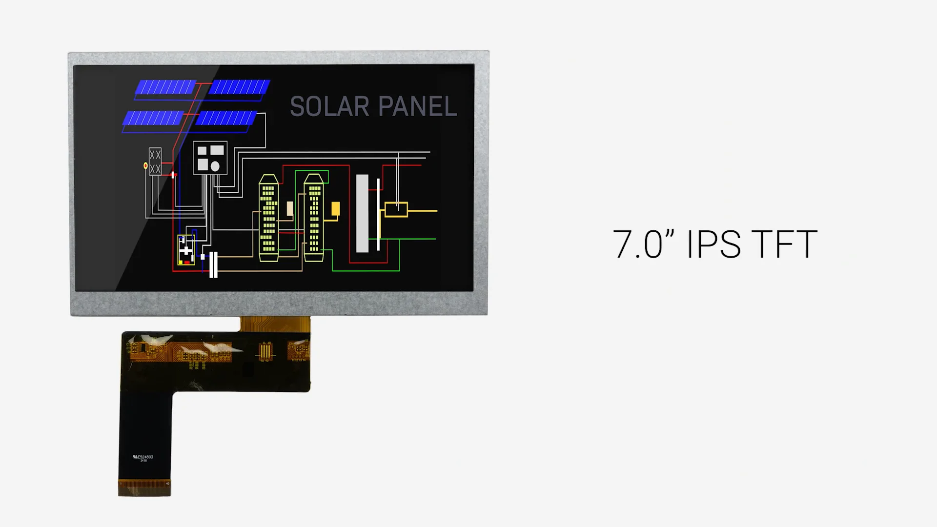 7 inch IPS 800x480 Resolution TFT LCD