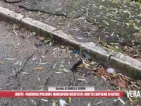 Loreto - Parcheggi pullman e marciapiedi dissestati: brutta cartolina di Natale