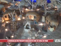 A Senigallia un presepe realizzato con 20 chili di pane