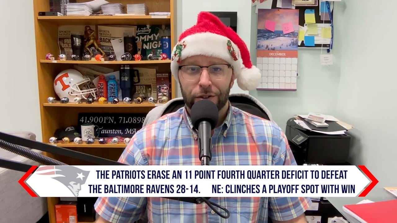 The Patriots clinch a playoff spot with a win over the Ravens | Straight Facts Homie Season 12 Episode 18