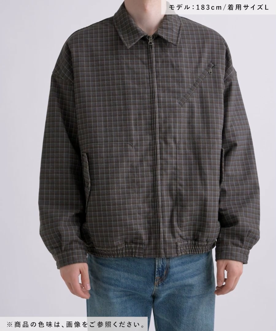 チェックスイングトップブルゾン | [公式]ニコアンド（niko and ）通販